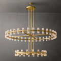 Arcachones Led Round Two-tier Chandelier 60"