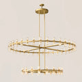 Arcachon Led Round Two-tier Chandelier 60"