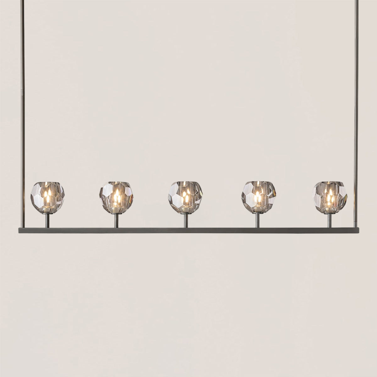 Boule De Crystal Linear Chandelier
