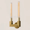Cannele Glass Double Wall Sconce