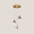 Angelia Faceted Round Pendant