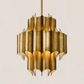 Cathedral Brass Chandelier 24"