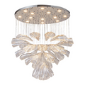 Luxury Glass Lotus Chandelier