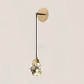 Faceted Crystal Prisms Wall Sconce - Cord