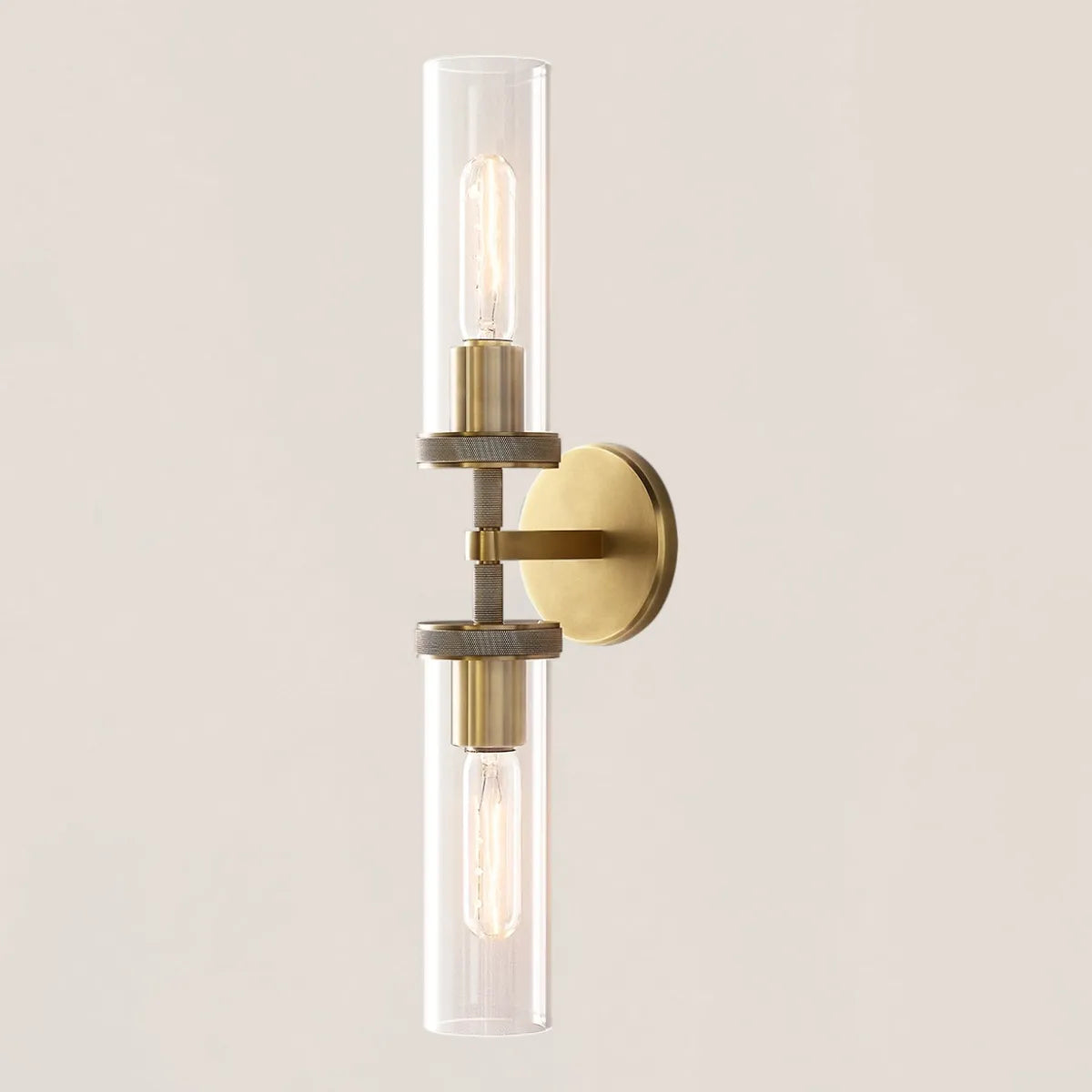 Lambeth Round Linear Short Wall Sconce