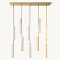 Audubon Crystal Linear Dining Room Chandelier 54"