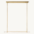 Audubon Crystal Single Bar Linear Chandelier 60"