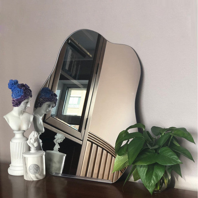 Irregular Asymmetrical Wall Mirror – Modern Decorative Mirror for Home Decor