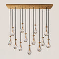 Rain Linear Modern Dining Room Chandelier Light