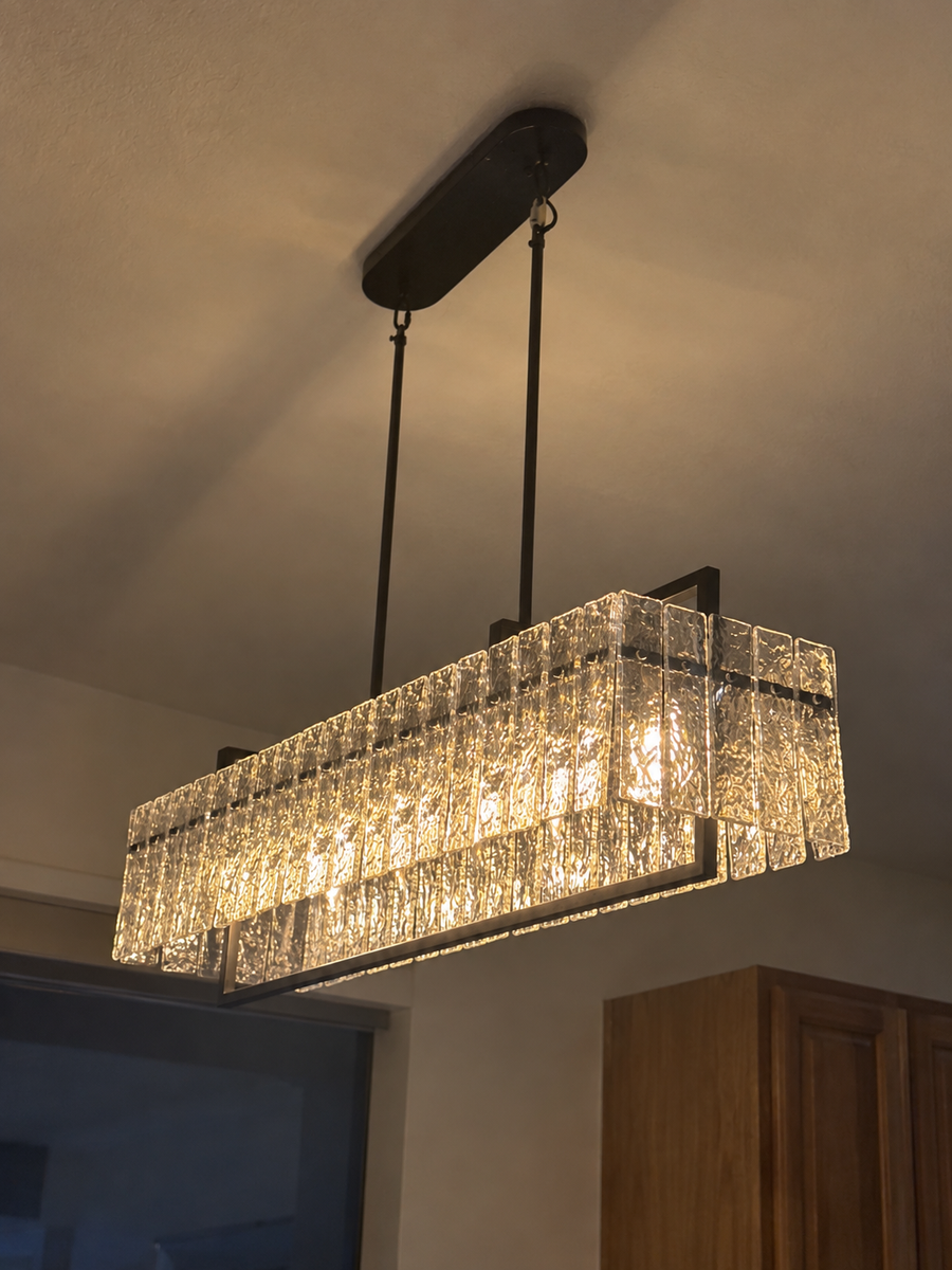 Luxury glass chandelier