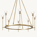 Torche De Verre Round Chandelier 46"