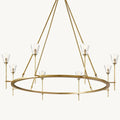 Torche De Verre Round Chandelier 58"